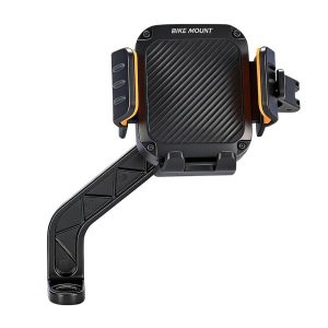 SQMETR Anti-Shake Phone Mount Shockproof Waterproof Bike Holder Riding Gear Reinforced Nav Bracket E-Bike