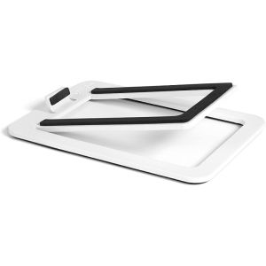 Hot-selling desktop computer audio stand new beautiful white desktop computer speaker bracket stand