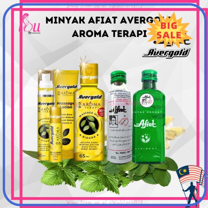 ⭐ ⭐READY STOCK⭐ ⭐ Afigold Minyak Afiat Avergold Aver Gold Hangat Sejuk ...