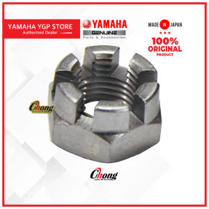 Yamaha Front & Rear Wheel Shaft Castle Nut/Tayar Sap Nut Depanbelakang (Size 22) RXZ Mili/Catalyzer Original Japan HLY