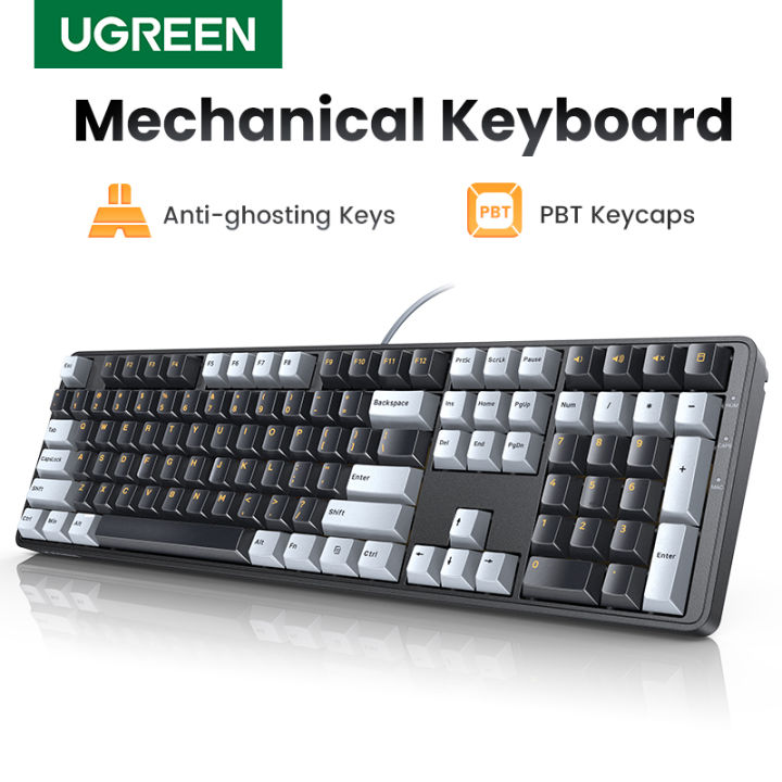 UGREEN Wired Mechanical Keyboard 108 Keys with Backlight Mechanical