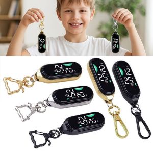 LBU2221 LED Electronic Hanging Watch Digital Display Portable Luminous Pocket Watch Creativity Waterproof Pocket Watch Kids Adults