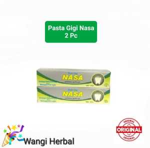 [ PAKET 2 Pcs ] PASTA GIGI HERBAL / PASTA GIGI PERONTOK KARANG GIGI / SARIAWAN / BAU MULUT / ORIGINAL NASA
