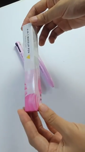 4 in 1 Makeup Pen Eye Liner Brow Liner Lip Liner Highlighter Pen Waterproof Makeup Pen Eye Long-Lasting Eye Liner