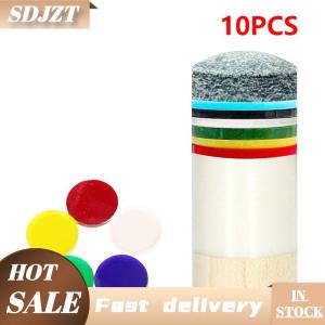 SDJZT 10 cái rõ ràng tip Pads đường kính 15mm chơi Cue phá vỡ nhảy Cue carom hồ bơi Cue Snooker & bida phụ kiện