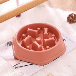 Chén ăn Chó Mèo chống sặc chống ăn nhanh bằng nhựa PP (mẫu mới) - Hara Pet Store