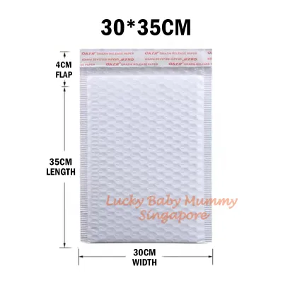White Bubble Polymailer/Bubble Mailer Bag/Polymailer Bag with Bubble Wrap/Courier Bag/Padded Mailer Packaging Bag/Rainbow Culture