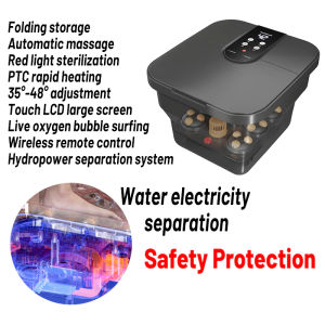 [SG In STOCK]Folding Foot Soaking Bucket Electric home Constant Temperature Heating Intelligent Automatic Massage