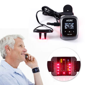650nm IM Laser for Elderly Diabetes Cholesterol LLLT Smartwatch for Arteriosclerosis Stroke Rehabilitation