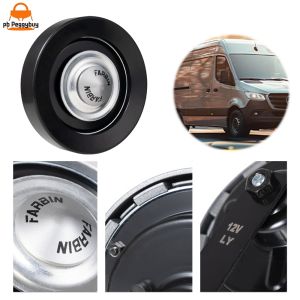 【VS】 2 Pcs 12v 125dB Metal Horn IPX6 Waterproof Loud Motorcycle Horn Oversized Sound