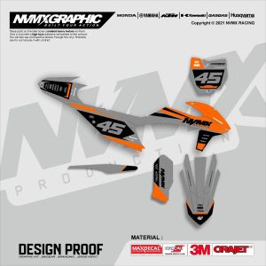 Decal Sticker KTM 85 New fullbody terbaru / Decal Sticker KTM 250 custome desain free request