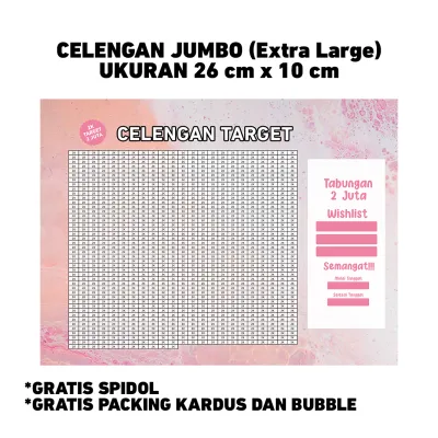 CELENGAN TARGET EXTRA JUMBO UKURAN 26CM X 10CM PALING BESAR