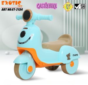 Exotic ET2134 Mainan Motor Anak Musik n Lampu - Toys Sepeda Roda