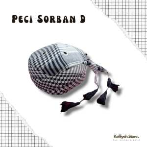 Peci Kuluk Songkok Kopiah Sorban/Imamah Permanen (kode: D) Anak sampai Dewasa