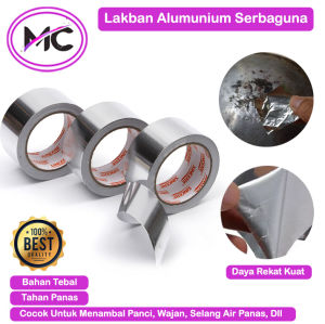 Penambal Panci Bocor Tambal Wajan Tahan Panas Lakban Alumunium Foil Lakban Talang Tambal Pipa Selang