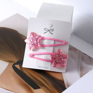 2PCSCartoon Cute Rainbow Shell BB Clips Girls Hair Accessories Kids Hairpins Children Headwear Baby Hair Clips Headdress