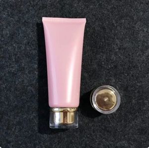 10/30/50pcs Empty 100ml Squeeze Tube Pearl Pink Soft Tube Cleanser/ Lotion / Cream Cosmetic Container With Screw Cap