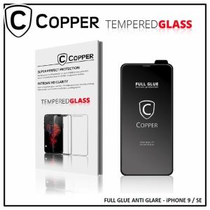 iphone 9 SE 2020 - COPPER Tempered Glass Full Glue Anti Glare - Matte