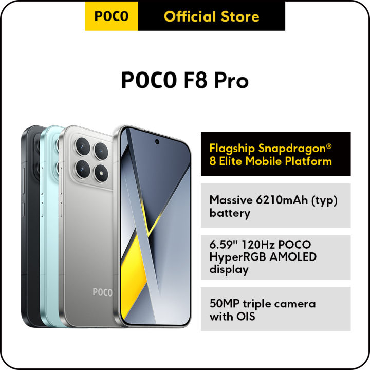 [New] POCO F8 Pro | Snapdragon® 8 Elite, 6210mAh battery, 100W Charging ...