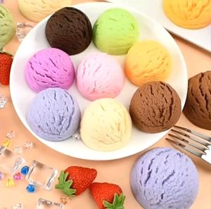 โมเดลไอศครีม ไอศครีมปลอม เหมือนจริงมากๆ สวยหวาน เหมาะเอาไว้ตกแต่งร้านค้า พร๊อพถ่ายรูป โมเดลไอติม โมเดล ไอติม - Lazada