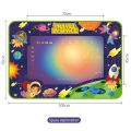 Magic Water Drawing Mat Reusable Doodle Mat Luminous Writing Painting Mats Board with 6 Magic Pens Learning Toy Big Size Educational Toys for Kids. 