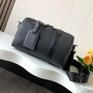 Men Leather Sling Bag Crossbody Shoulder Bag Waterproof PU Casual Daypack for Office Shopping Dating