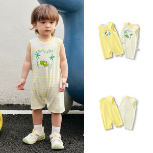 balabala Boys Girls Cotton Romper Summer 2025 Hundred Days Outfit Thin