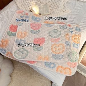 Washable Mattress Urine Mat for Baby Toddlers Cute Cartoon Women Menstrual Period Mattress Bed Protector Bedding Menstrual Pad