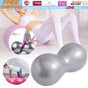 Peanut Ball with Pilates Ball Thickened Anti Burst Physio Therapy Exercise Ball for Balance Labor Birthing Home & Gym Fintness Peanut-Ball