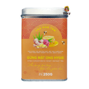 Trà  Gừng Mật Ong Hòa Tan HYGIE Giảm Triệu Chứng Viêm Đường Hô Hấp Hỗ Trợ Tiêu Hóa Tăng Sức Đề Kháng Tinyshop 250gr