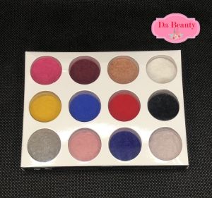 ผงกำมะหยี่เเต่งเล็บ 1 ชุด มี 12 สี สีสวยน่ารัก