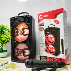 MKC KIMISO-801 SPEAKER BLUETOOTH KARAOKE PLAZA DANCE CARD AUDIO PORTABEL BARU 801 BRACKET PONSEL BASS BLUETOOTH SPEAKER
