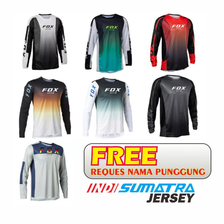 JERSEY Design Fox Sepeda MTB Goes Dewasa Anak Mountain Bike
