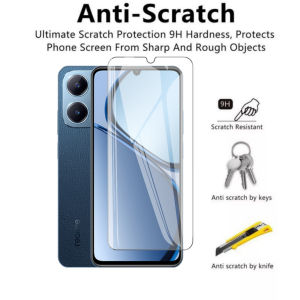 Tempered Glass Realme C63 Anti Gores Layar Clear Premium Handphone