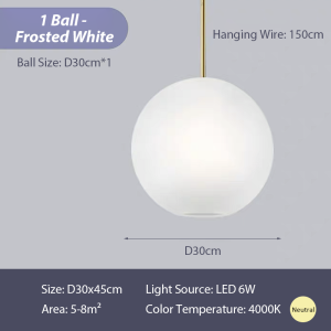 [1 Year Warranty] Lighting Modern Globe Bubble Chandelier 6-Light Clear Glass Ball Sputnik Chandelier Pendant Light Mid Century Gold Kitchen Island Pendant Lighting Adjustable Pendant Light