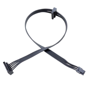 Mini 4Pin/4Pin/Min6Pin to Double 15PIn Power Supply Cable Power Adapter Converters Replacement for Desktop PC