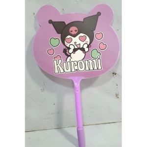 Pulpen Kipas Gambar Kuromi Cinnamoroll Pompompurin Melody Pen Kipas Karakter Sanrio