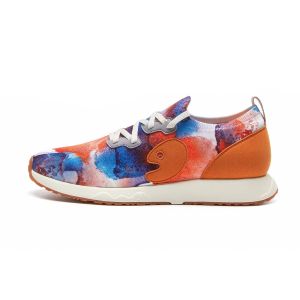 UIN Coruna II Mens Walking Shoes Slip On Lightweight Skate Sneakers Art Travel Shoes