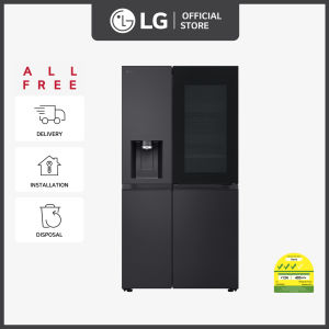 [Free $100 Grocery Voucher] LG InstaView™ Door-in-Door™ Fridge GS-X6104EV 628L | Smart Inverter Compressor™ | Essence Black Steel