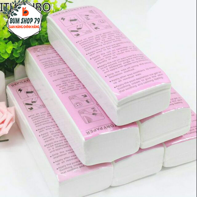Giấy Wax lông chuyên dụng wax nóng lạnh, Giấy wax lông horshion cao cấp ...