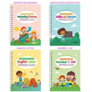 English Copy Book Pen Magic Copy Book Practice Copybook Kids Practice Book Magic Word Book