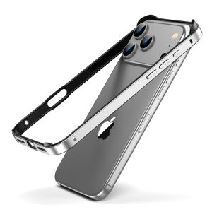 Hybrid Silicone Frame Aluminum Metal Case For iPhone Air 18 17 16 15 14 Plus 13 12 Pro Max Better Heat Alloy Bumper Accessories