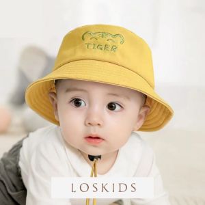 Topi Anak Bayi Topi Bucket Safari Bordir Tiger