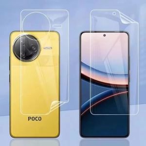 XIAOMI POCOPHONE POCO F7 PRO F7 ULTRA M7 PRO 5G X7 5G X7 PRO 5G C75 ANTI GORES HYDROGEL FULLSET CLEAR BENING DEPAN BELAKANG SCREEN GUARD JELL PELINDUNG BELAKANG