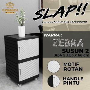 LEMARI PLASTIK NAIBA NANDOS MINI CABINET 3 4 DAN 5 SUSUN KUNCI