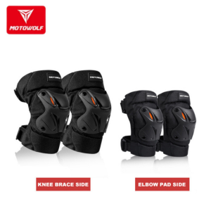 Motowolf Deker Set Dewasa Pelindung Lutut Siku Motor Knee Elbow Pad Protector Premium Original