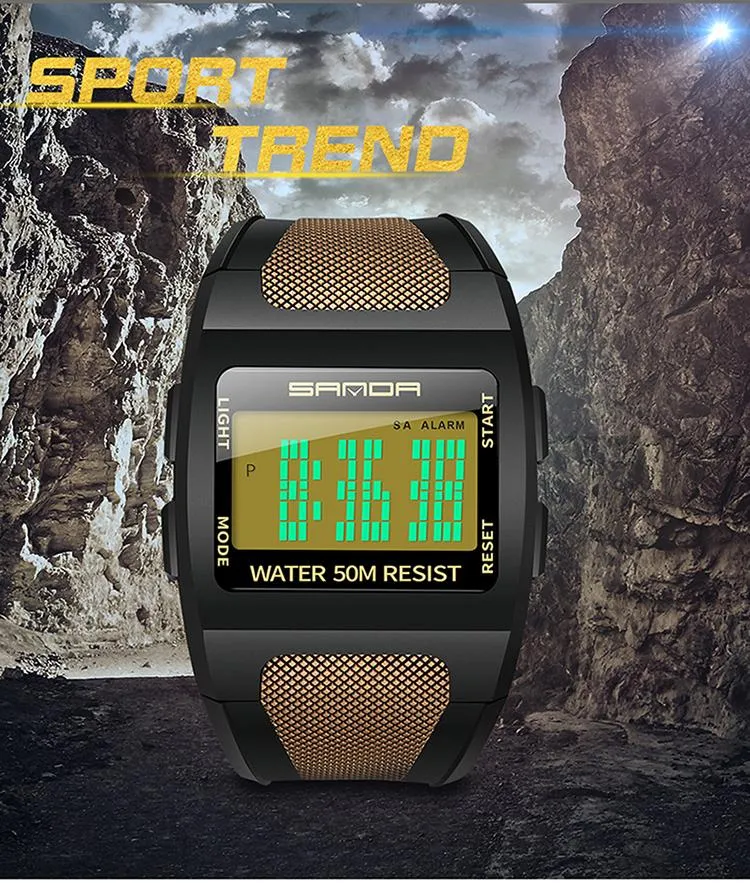 Hot sale luxury discount led smart watch