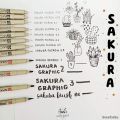 [ลดราคา สินค้ามีตำหนิ] SAKURA ปากกาตัดเส้น ขแงแท้ 100% ปากกาพิกม่า PIGMA MICRON DRAWING PEN. 