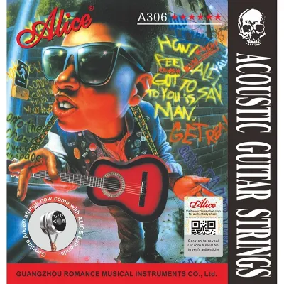 Alice A306 Senar Gitar Akustik Silver Plated