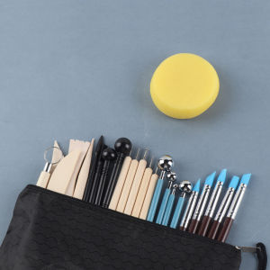 ชุดแกะสลัก อุปกรณ์ปั้นดินเซรามิก ดินน้ำมัน Pottery– 25 ชิ้น เหมาะกับการสร้างโมเดล